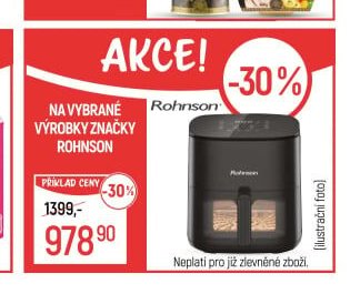 Na vybrané výrobky značky Rohnson