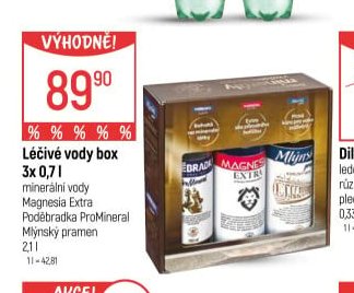 Léčivé vody box