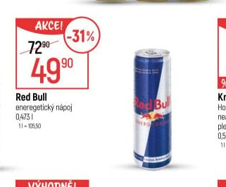 Red Bull energetický nápoj