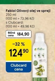 Fabiol Olivový olej ve spreji