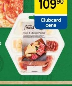 Tesco Finest Masový & sýrový talíř