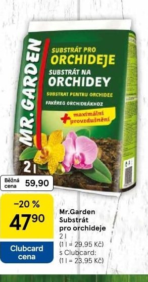 Mr.Garden Substrát pro orchideje 2 l