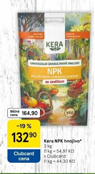 Kera NPK hnojivo 3 kg