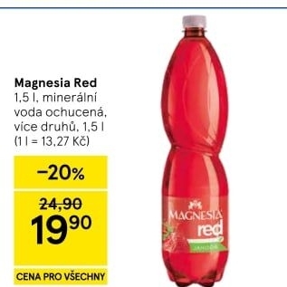 Minerální voda Magnesia Red