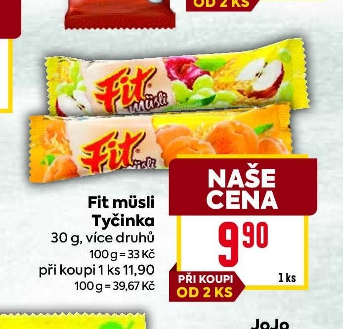 Fit müsli Tyčinka