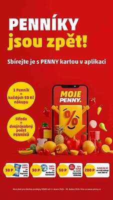 akční leták Penny Market 11.2.2026-17.2.2026