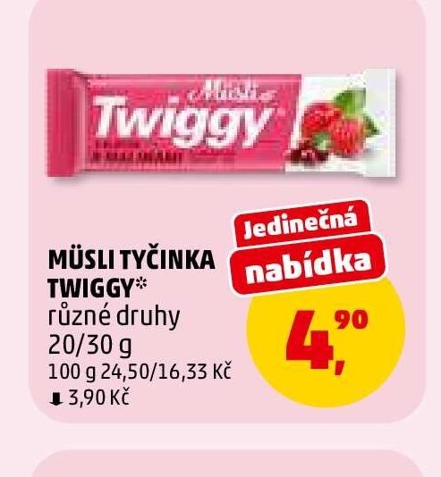 MÜSLI TYČINKA TWIGGY