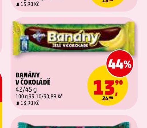 BANÁNY V ČOKOLÁDĚ