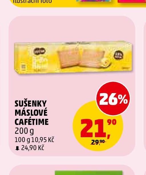 SUŠENKY MÁSLOVÉ CAFÉTIME