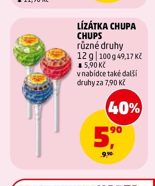 LÍZÁTKA CHUPA CHUPS