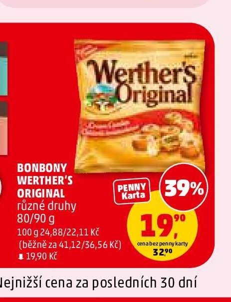 BONBONY WERTHER'S ORIGINAL