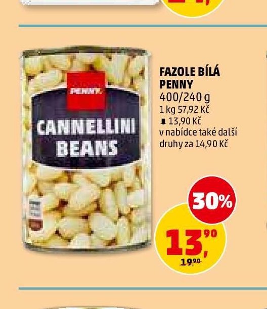 Fazole bílá Penny