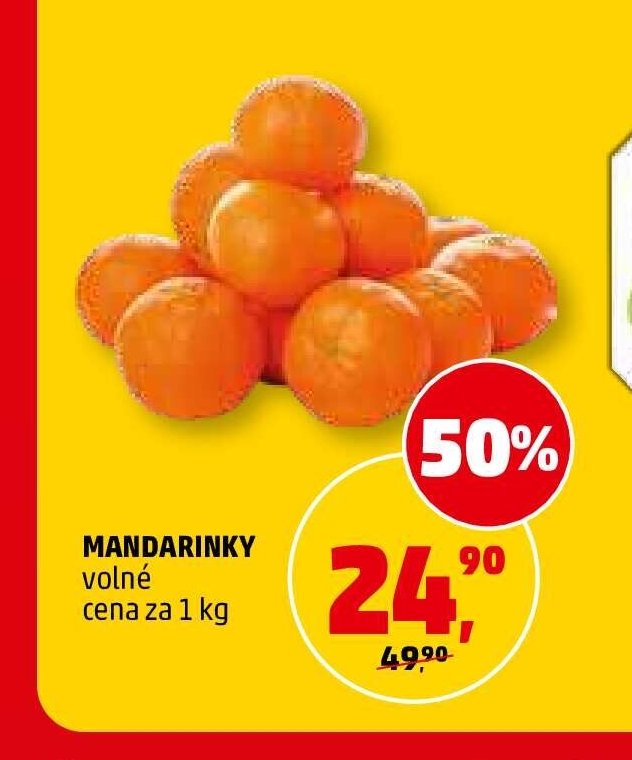 Mandarinky volné