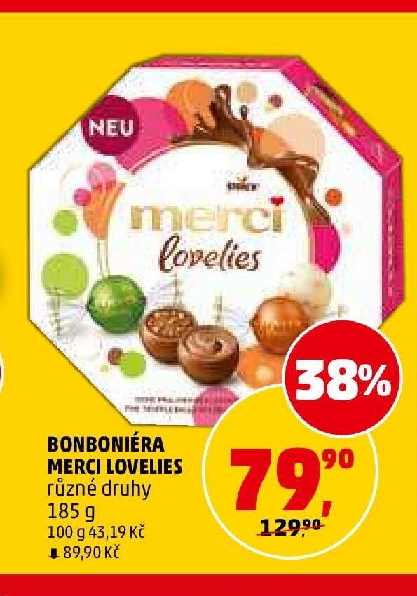 Bonboniéra Merci Lovelies