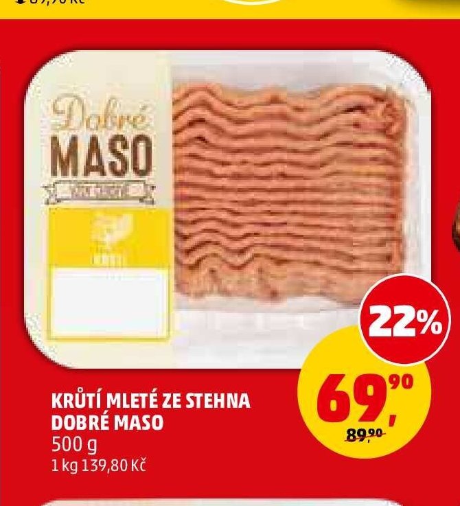 Krůtí mleté ze stehna Dobré maso