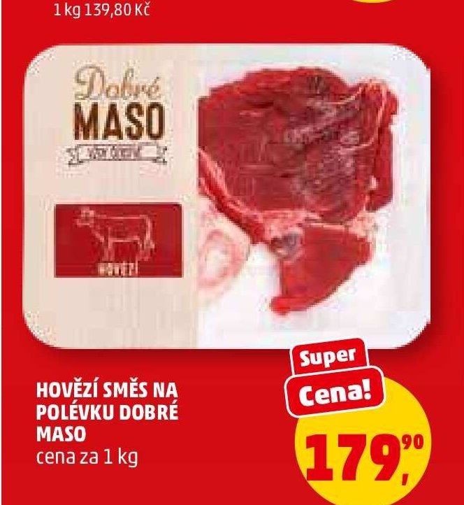 Hovězí směs na polévku Dobré maso