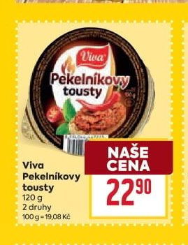 Viva Pekelníkovy tousty 120 g