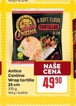 Antica Cantina Wrap tortilla 25 cm 370 g