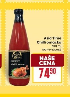 Asia Time Chilli omáčka 700 ml