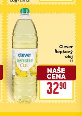 Clever Řepkový olej 1 l