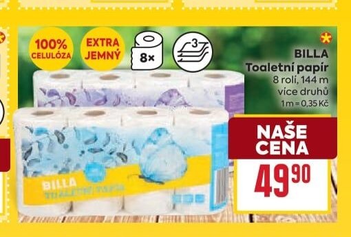 BILLA Toaletní papír