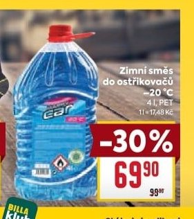 Zimní směs do ostřikovačů