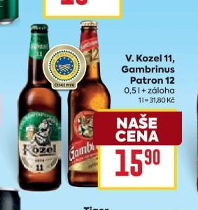 V. Kozel 11, Gambrinus Patron 12