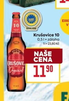 Krušovice 10 0,5 l