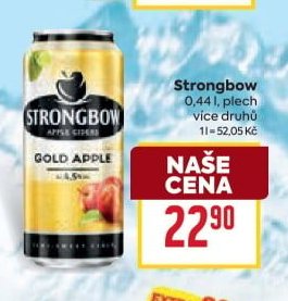Strongbow 0,44 l, plech