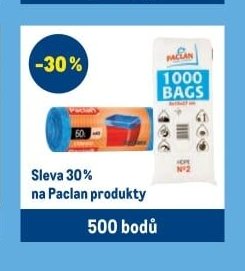 Sleva 30 % na Paclan produkty