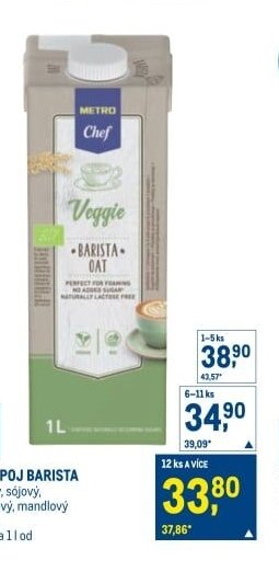 Bio nápoj barista