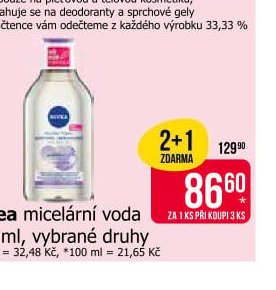 Nivea micelární voda 400 ml