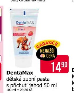 DentaMax dětská zubní pasta s příchutí jahod 50 ml