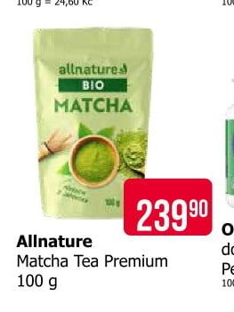 Allnature Matcha Tea Premium 100 g