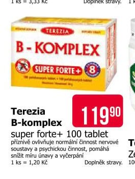 Terezia B-komplex super forte+ 100 tablet