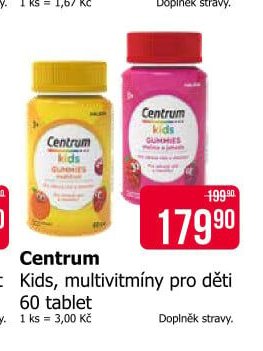 Centrum Kids, multivitaminy pro děti 60 tablet