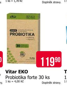 Vitar EKO Probiotika forte 30 ks - Teta drogerie akcniletaky.com