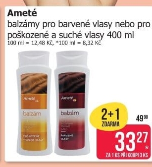 Balzám na vlasy Ameté
