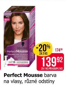 Barva na vlasy Perfect Mousse Schwarzkopf