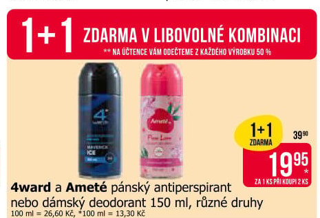 Deodorant sprej Ameté