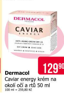 Krém na oči a rty Caviar energy Dermacol