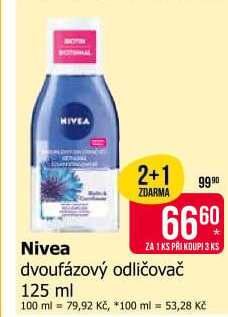 Odličovač očí dvoufázový Nivea
