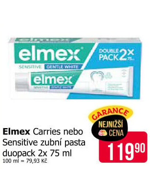 Pasta na zuby Sensitive Elmex