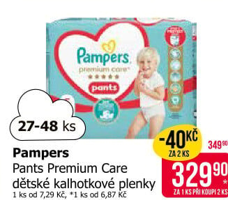 Pleny dětské Pampers Pants Premium Care