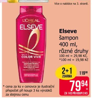 Šampon Elséve L'