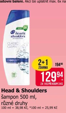 Šampon proti lupům Head&amp
