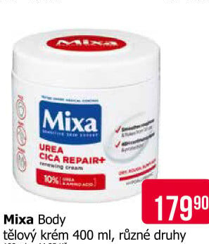 Tělové krémy Mixa