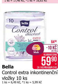 Vložky dámské inkontinenční Lady Control Bella