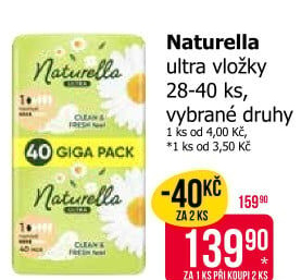 Vložky dámské Ultra Naturella