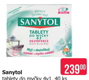 Tablety do myčky Sanytol